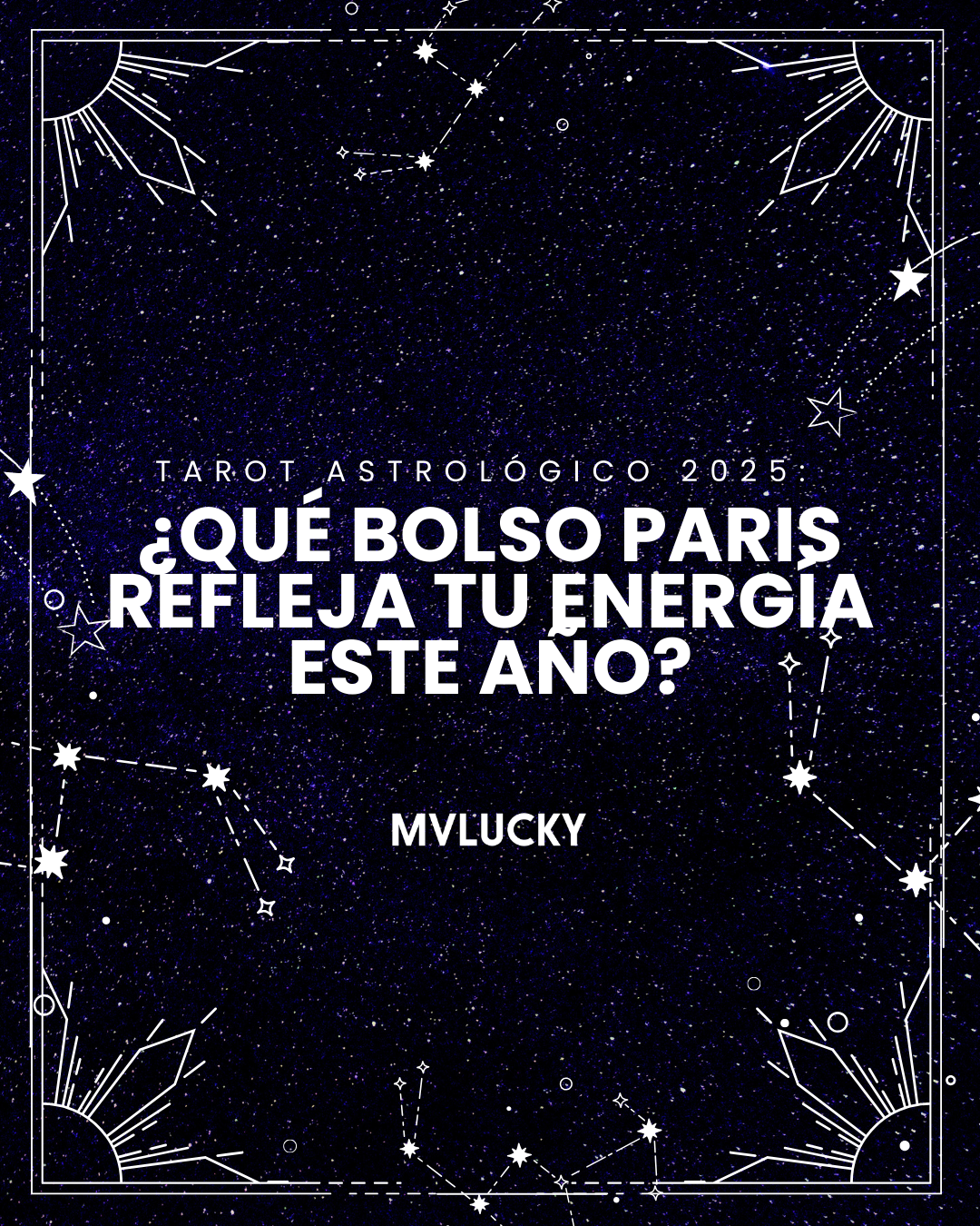 DESCUBRE TU SUERTE ESTE 2025 CON EL TAROT DE LOS BOLSOS PARIS