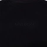MVLUCKY Black Tee