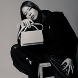 Paris Clutch Oyster White