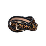 LEOPARD HAIRCALF BELT